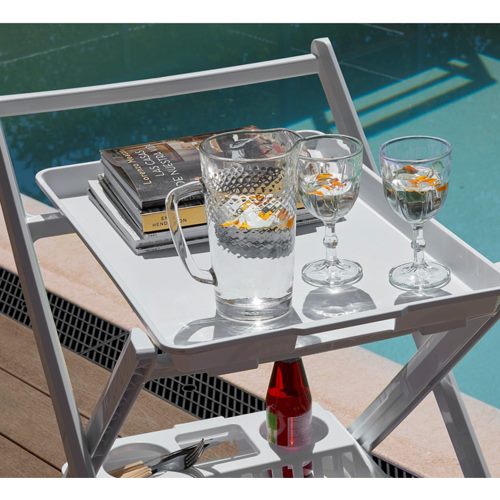 CARRO BAR ROSES BLANCO 00148
