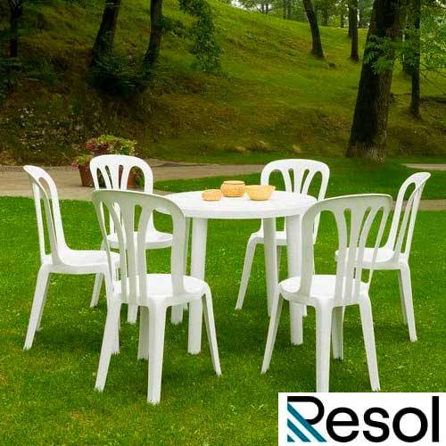 MESA RESOL TOSSA 86CM BLANCA 00184