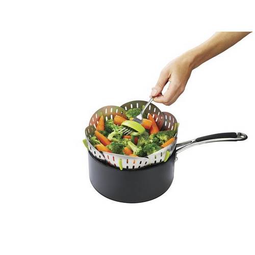 CESTA VAPORERA JOSEPH PLEGABLE INOX 45033