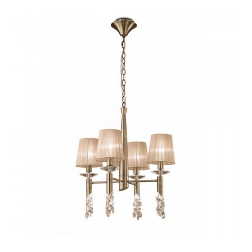 LAMPARA MANTRA TIFFANY CU 3872 4+4L
