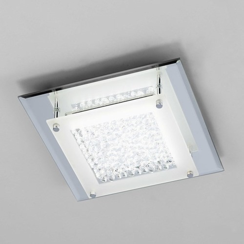 PLAFON MANTRA CUAD M CRIS LED 28CM 4580