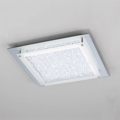 PLAFON MANTRA CUAD M CRIS LED 36CM 4581