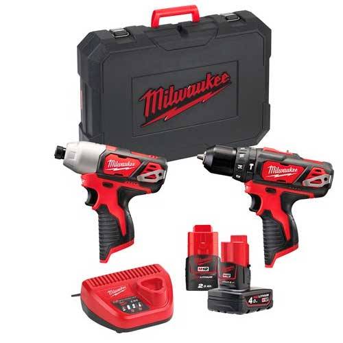 PACK TALADRO ATORNILLADOR MILWAUKEE M12BPP2B-421C