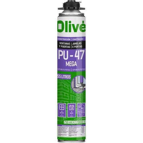 ESPUMA OLIVE PU47 ES-PT S750ML