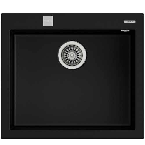 FREGADERO TEKA 115230005 FORSQUARE 50.40 TG NEGRO