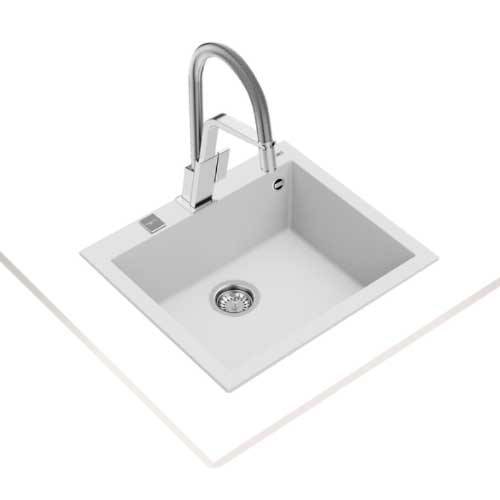 FREGADERO TEKA 115230009 FORSQUARE 50.40 TG BL ART