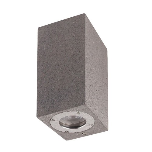 APLIQUE EXT MANTRA LEVI 7183 GRIS OSC 2L GU10