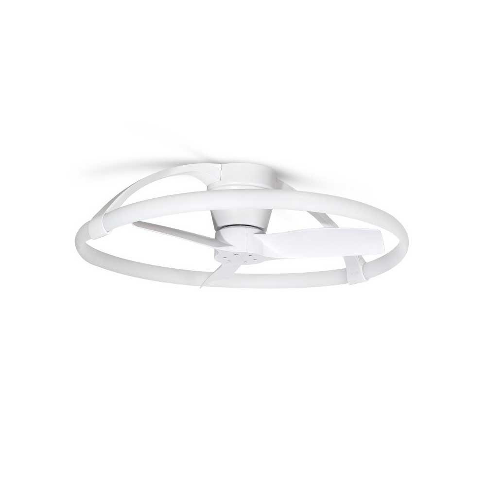 VENTILADOR MANTRA NEPAL MINI LED BLANCO C/M 7801