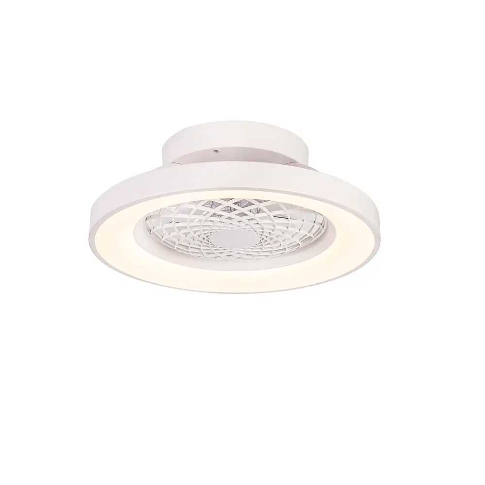 PLAFON VENTILADOR MANTRA TIBET MINI 7804 BLANCO