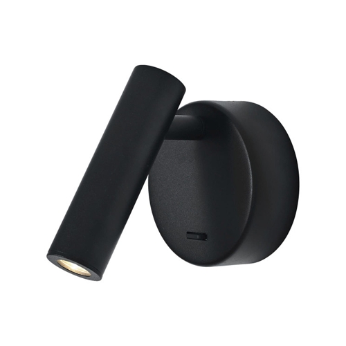 APLIQUE MANTRA 8834 PREA NEGRO LECTOR LED 3W 3000K