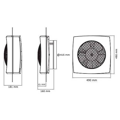 EXTRACTOR CATA LHV-400 HELICOIDAL