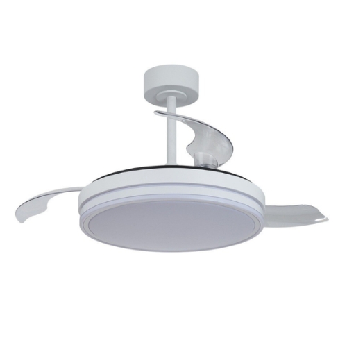 VENTILADOR MANTRA LUNA S PEQUEÑO LED BLANCO 9665