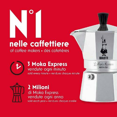 CAFETERA BIALET MOKA EXPRESS 12-TAZ 1166/MR
