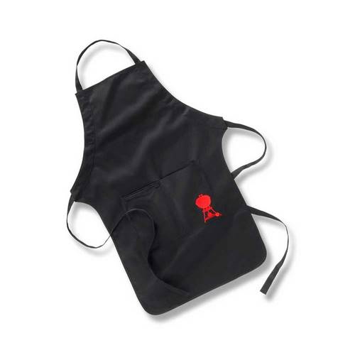 DELANTAL BARBACOAS WEBER LARGO NEGRO 6474