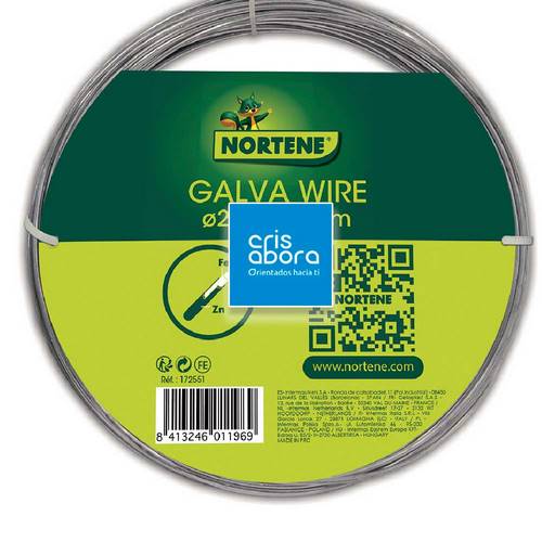ALAMBRE GALV NORTENE GALVAWIRE 1,3MM 50M 172576
