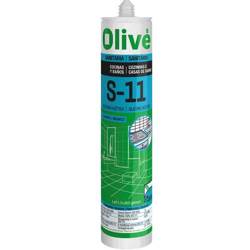 SILICONA OLIVE COCIN BAÑOS BLANC 280ML S-11