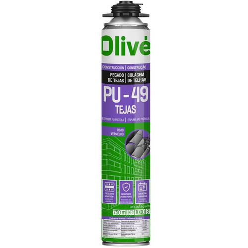 OLIVE PU49 SPRAY MANUAL 750ML GRIS