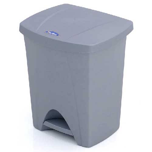 CUBO PEDAL PLASTIK NATURE 25L PLATA 6425-015781