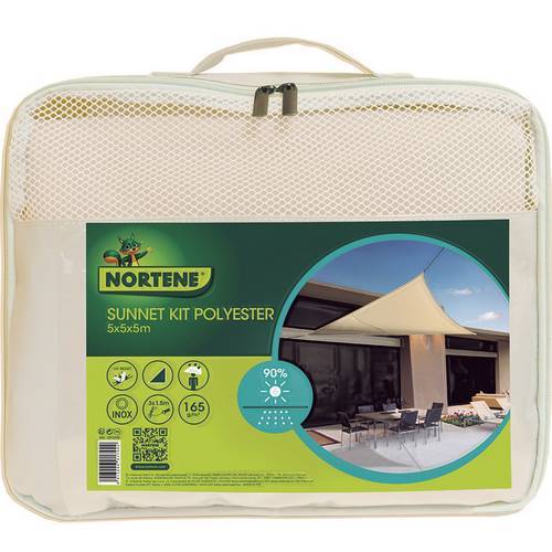 VELA SOMBREO NORTENE SUNNET POLYE 5X5X5 NATUR