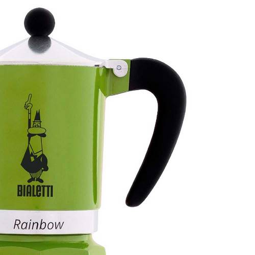 CAFETERA BIALET RAINBOW 1-TAZ VERDE 4971/NP