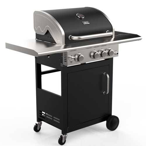 BARBACOA TEKA GAS BBQ 3100 G BK SS 121CM CRIS NEG