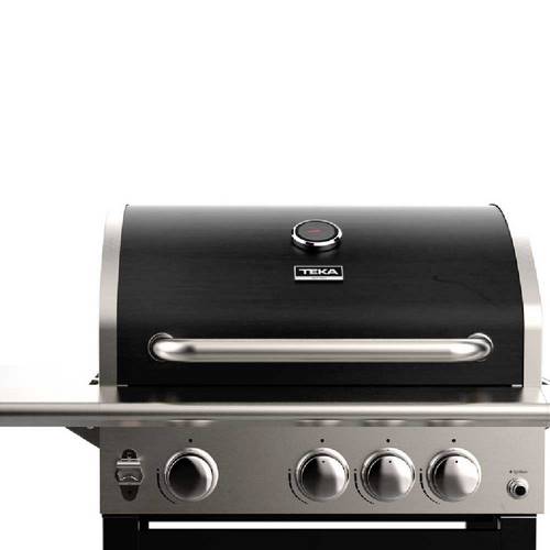 BARBACOA TEKA GAS BBQ 3100 G BK SS 121CM CRIS NEG