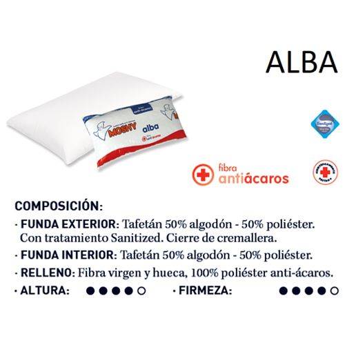 ALMOHADA MOSHY NOVA 70X50CM M-20410