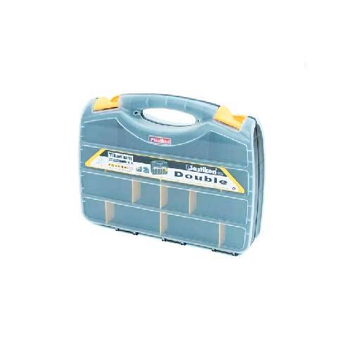 ORGANIZ PLASTIK TITANIUM DOBLE 38CM NEGR 80382