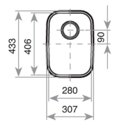 FREGADERO TEKA 10125003 BE 28.40 31/2 C/REB