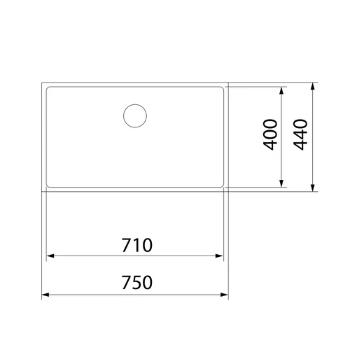 FREGADERO TEKA 115000066 BE LINEA RS15 71.40 PUREC