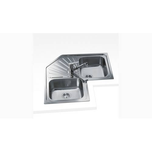 FREGADERO TEKA 10118005 ANGULAR 2C 31/2 C/S/REB