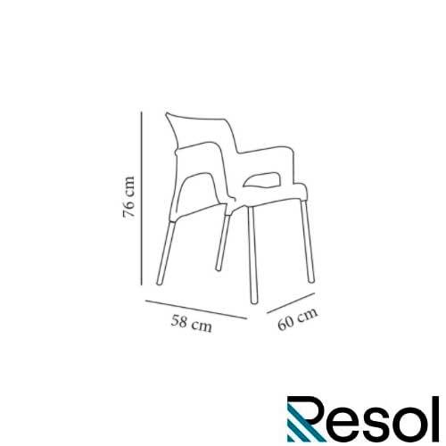 SILLON RESOL SUN VERDE LIMA 03520