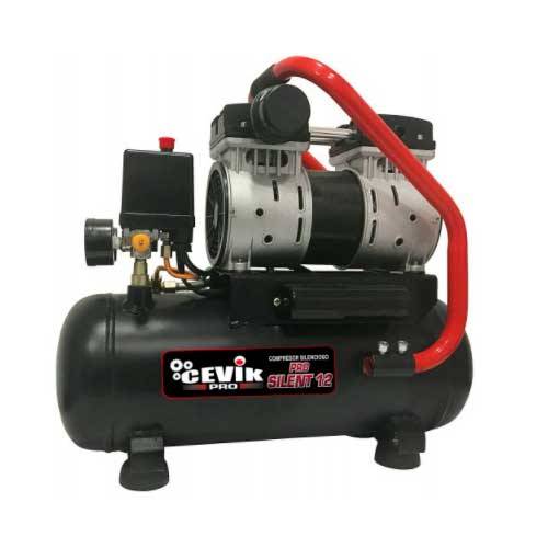 COMPRESOR CEVIK 12L 1HP CA-PRO12SILENT