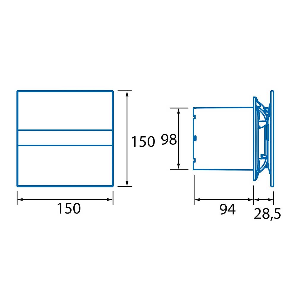 EXTRACTOR BAÑO CATA E-100 G STANDAR 00900000