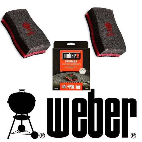 ESPONJA LIMPIA BARBACOA WEBER SET/2 17688