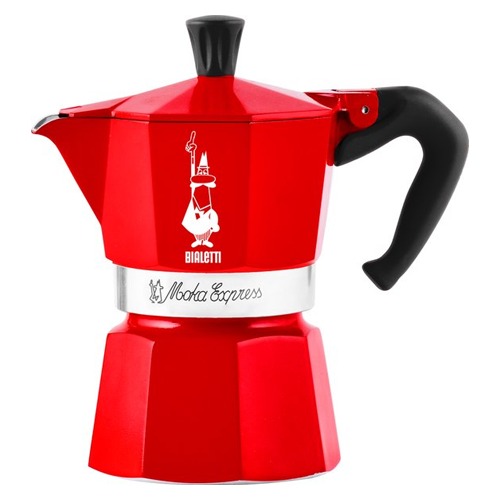 CAFETERA BIALET MOKA EXPRESS 6-TAZ ROJA CASCAN