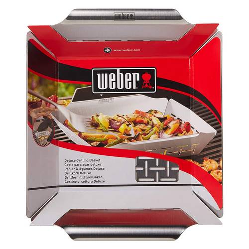 CESTA ASAR VERDURA WEBER DELUXE GRANDE 6434