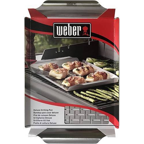 BANDEJA ASAR BARBACOA WEBER DELUXE 40X40X3 6435
