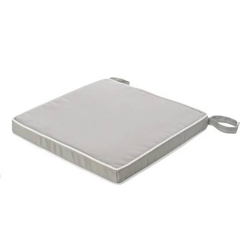 COJIN ASIENTO LDK LISO 38X38 GRIS 82613