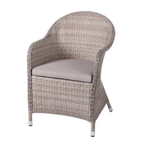 SILLA LDK ENVEJECID RATTAN 58X63 GRIS 83435
