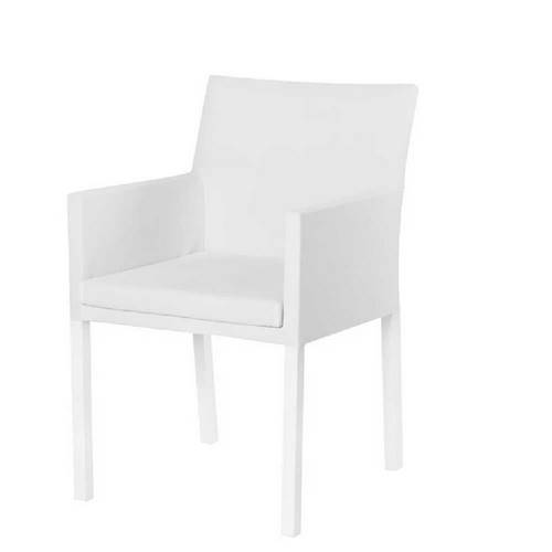 SILLA LDK SASKIA ALUM/TEXTIL BLANC 84866