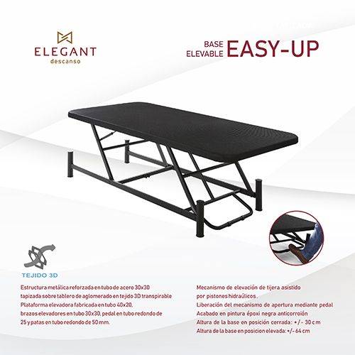 BASE TAPIZ ELEG ELEVABL HOTEL 90X190 EASY UP