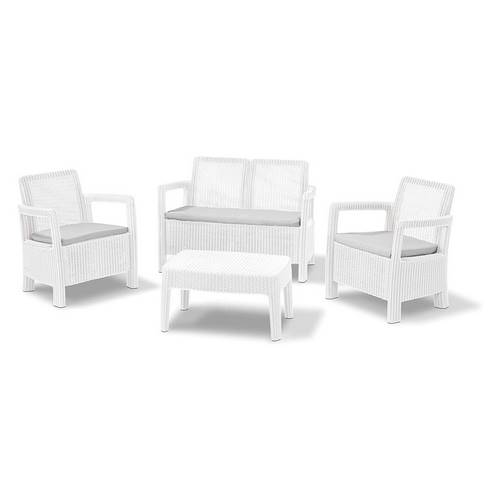 CJTO CURVER TARIFA LOUNGE SET BLANC 206805