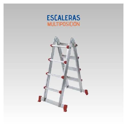 ESCALERA LUBER MULTIPOSICION 4X4 ALUM