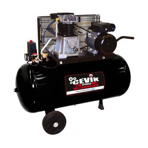 COMPRESOR CEVIK CORREA 100L 3HP MONO CA-AB100/3M