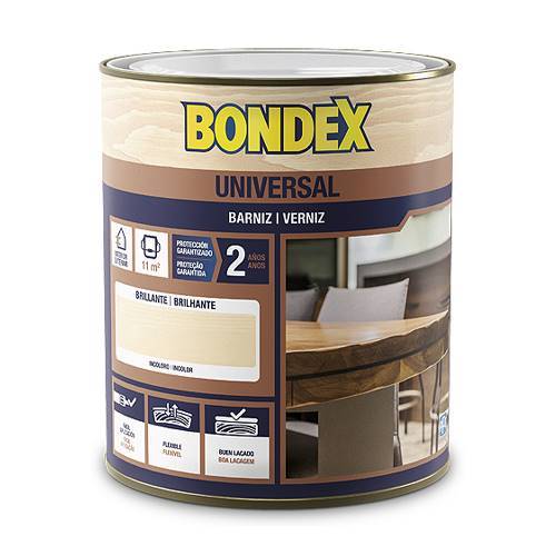 BONDEX PPG UNIVERSAL BRILLANTE 750ML ROBLE