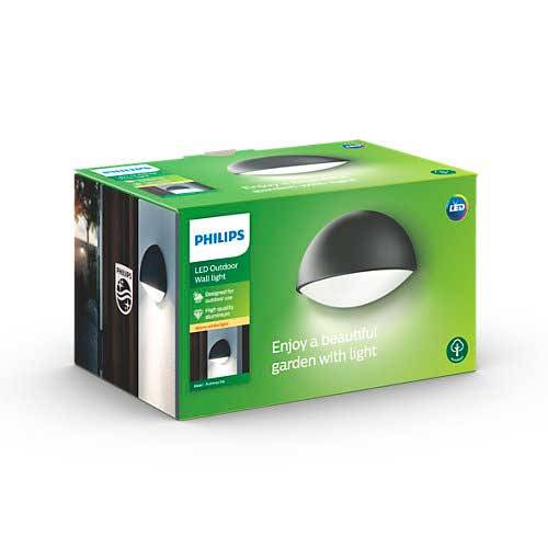 APLIQUE PHILIPS DUST 1X3W ANTRACITA 164079316