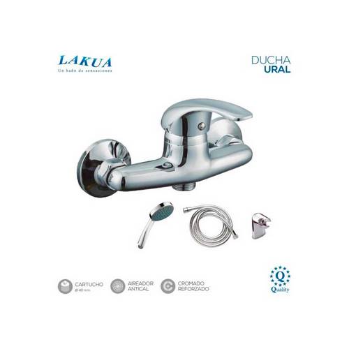 MONOMANDO DUCHA LAKUA URAL 103C CROMO 20200315101