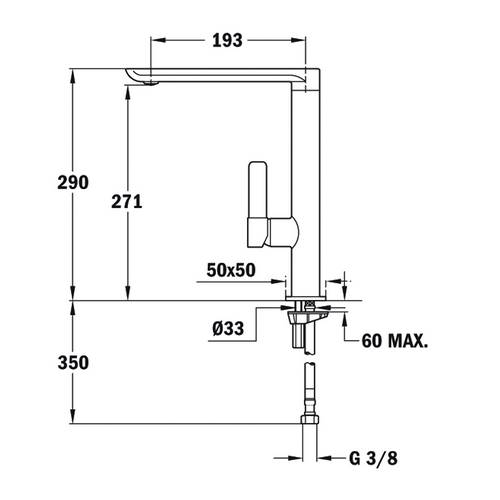 GRIFO TEKA 629150200 FO 915 CROMO