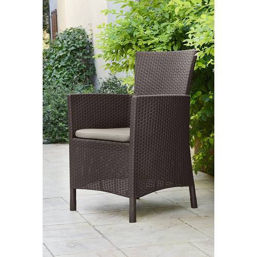 SILLON CURVER IOWA MARRON C/COJ 215520